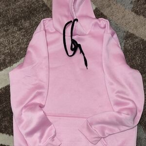 XL Pink Hoodie Angel Graphic Sweatshirt